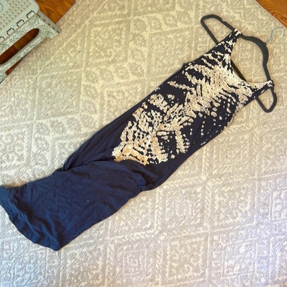 Tyedie/bleached maxi